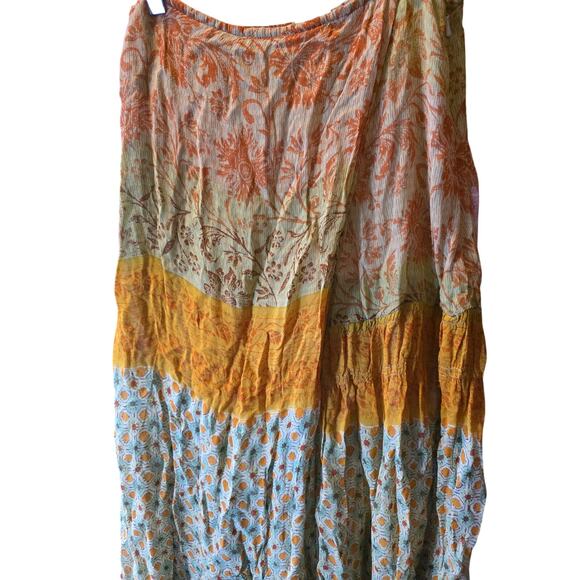 Moth Anthropologie Modest Whimsy Cottage Core Full Length Skirt 4 Womens Lagen - Picture 2 of 4